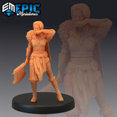 Female Barbarian - The Printable Dragon